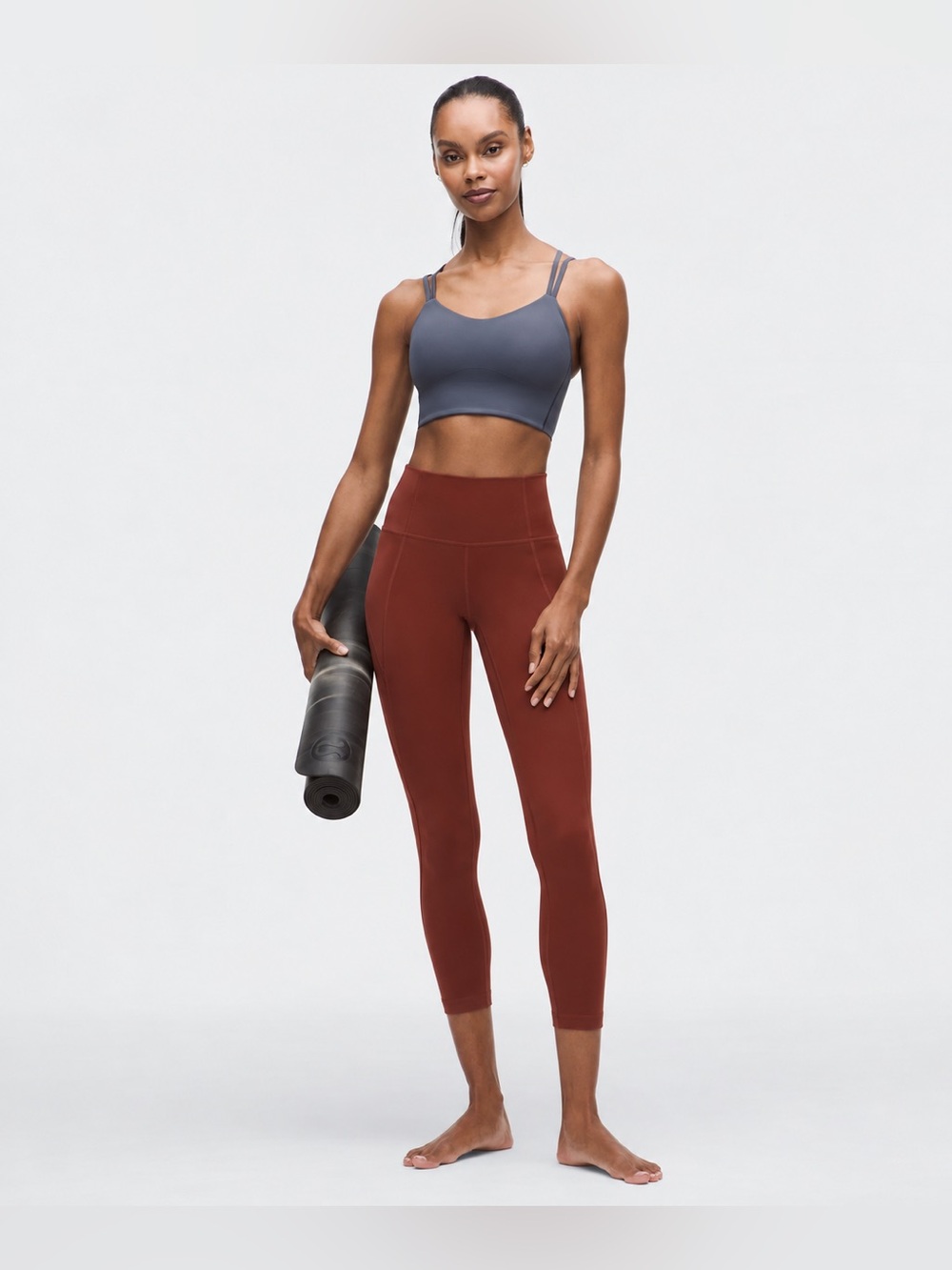 Girlfriend Collective Butter Soft Leggings Clay Amber Color Size Medium 261